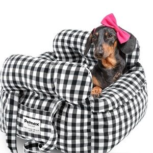 Petnex Dog Car Seat for Small Dogs, Portable Puppy Car Seat nwot